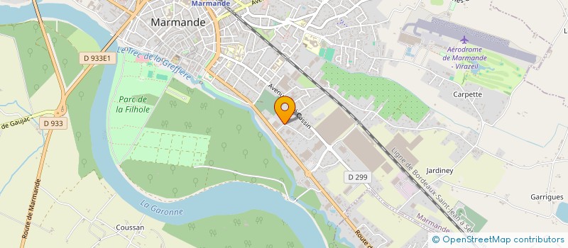 localisation de l'entreprise RENCOL SCI  MARMANDE