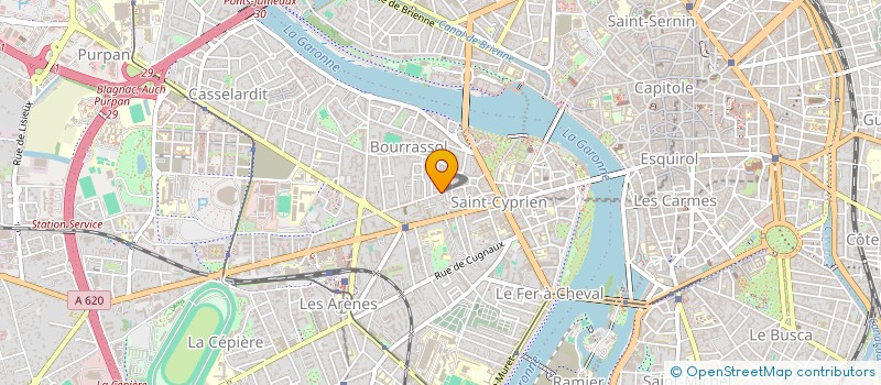 localisation de l'entreprise RENCONT'ROMS NOUS à TOULOUSE