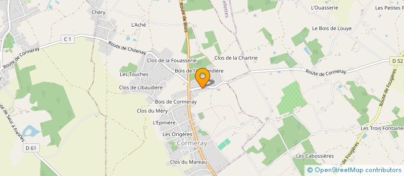 localisation de l'entreprise RENCONTRE  LE CONTROIS-EN-SOLOGNE