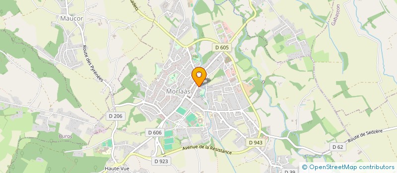 localisation de l'entreprise RENCONTRE AMICALE PARENTALE  MORLAAS