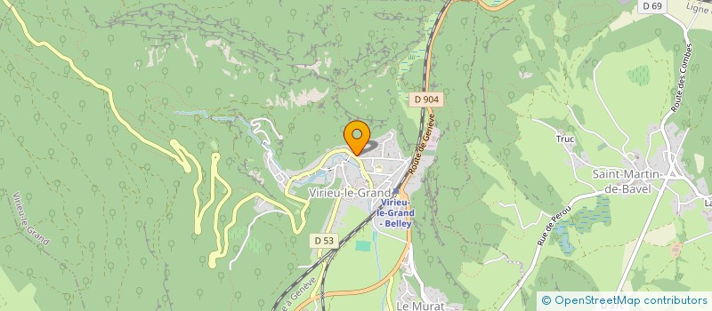 localisation de l'entreprise RENCONTRE ANIMATION VARIETE INTERNATIONALE  VIRIEU-LE-GRAND