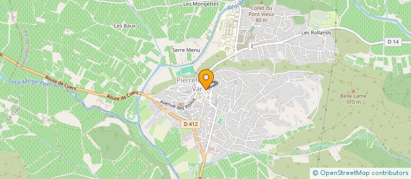 localisation de l'entreprise RENCONTRE AUTOUR DU JEU  PIERREFEU-DU-VAR