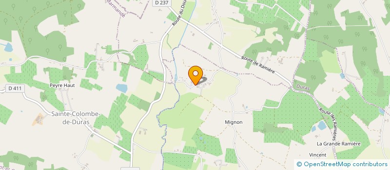 localisation de l'entreprise RENCONTRE AVEC LA NATURE  BALEYSSAGUES