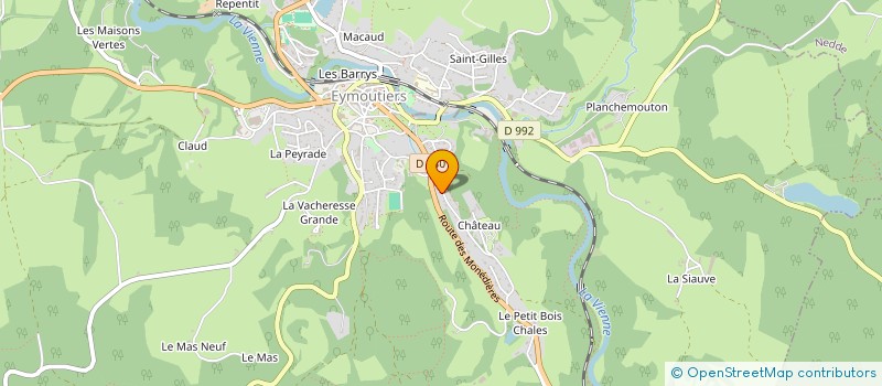 localisation de l'entreprise RENCONTRE AVEC MILLEVACHES à EYMOUTIERS