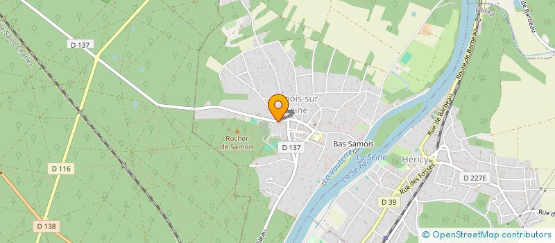 localisation de l'entreprise RENCONTRE DE CLAUTRE  SAMOIS-SUR-SEINE