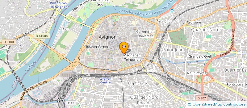 localisation de l'entreprise RENCONTRE ET ACTION  AVIGNON