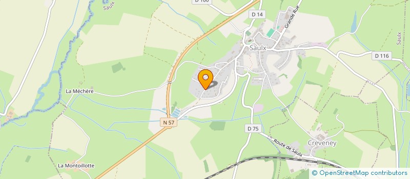 localisation de l'entreprise RENCONTRE ET AMITIE  SAULX