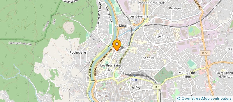 localisation de l'entreprise RENCONTRE ET AMITIE D ICI ET D AILLEURS à ALES