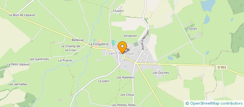 localisation de l'entreprise RENCONTRE ET CREACTIVITE à SAINT-MENOUX