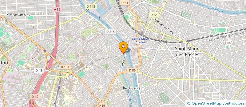 localisation de l'entreprise RENCONTRE ETUDIANTE D'ART ET DE DESIGN (READ)  CRETEIL