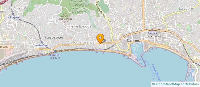 localisation de l'entreprise RENCONTRE INTER FILM JEUN à CANNES