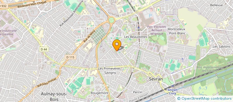 localisation de l'entreprise RENCONTRE JEUNES BEAUDOTTES à SEVRAN