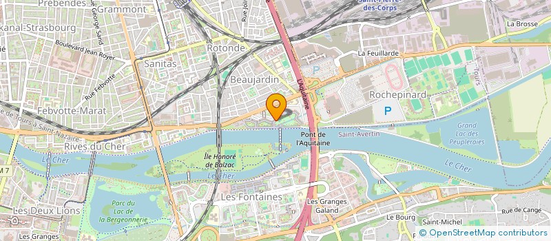 localisation de l'entreprise RENCONTRER-INTERROGER-CONNAITRE (RIC) à TOURS