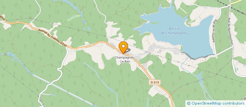 localisation de l'entreprise RENCONTRERVOIR à CHAMPAGNEY
