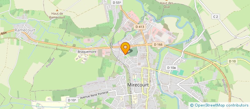 localisation de l'entreprise RENCONTRES AMICALES ET SOLIDAIRES  MIRECOURT