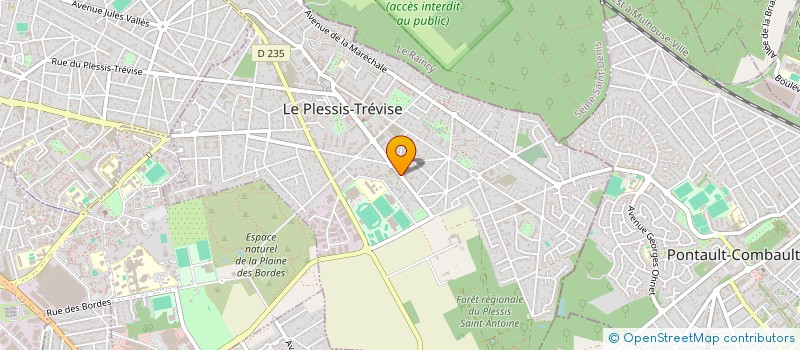 localisation de l'entreprise RENCONTRES ANIMATIONS PLESSEENNES à LE PLESSIS-TREVISE