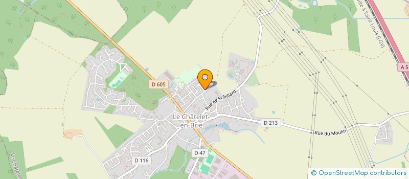 localisation de l'entreprise RENCONTRES, ARTISTIQUES  LE CHATELET-EN-BRIE