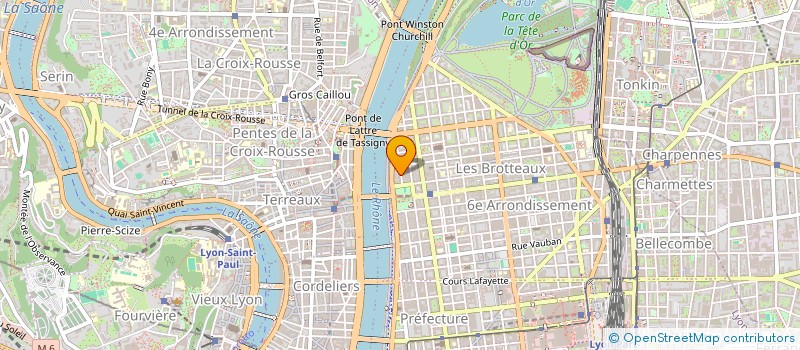 localisation de l'entreprise RENCONTRES AUMONERIE LYCEENNE  LYON