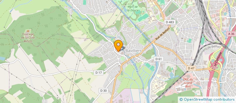 localisation de l'entreprise RENCONTRES AUX ECOLES DE BAVILLIERS à BAVILLIERS