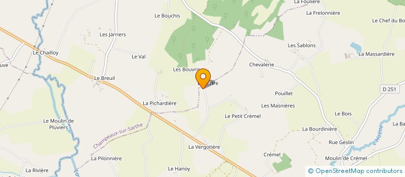 localisation de l'entreprise RENCONTRES BIELORUSSES 61 (RB61) à COURGEOUT