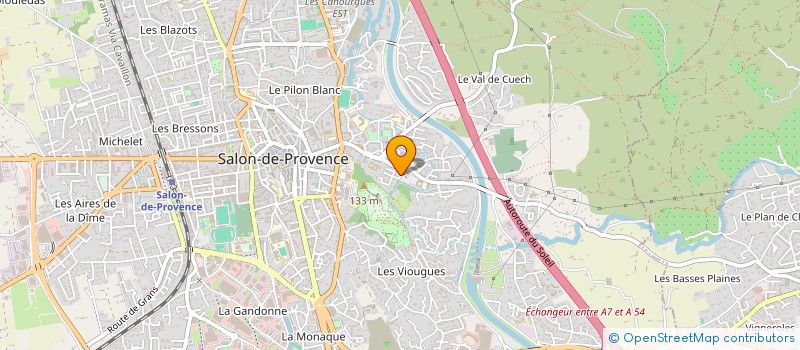 localisation de l'entreprise RENCONTRES CINEMATOGRAPHIQUES DE SALON DE PROVENCE  SALON-DE-PROVENCE