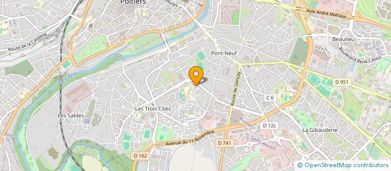 localisation de l'entreprise RENCONTRES CITOYENNETE NUMERIQUE à POITIERS