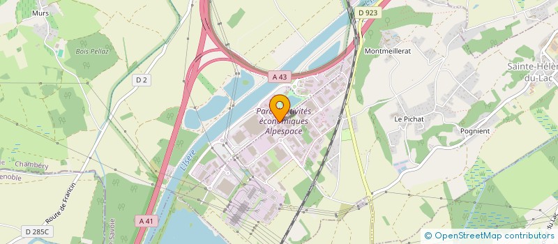 localisation de l'entreprise RENCONTRES CLIMAT METEO MONTAGNE  SAINTE-HELENE-DU-LAC