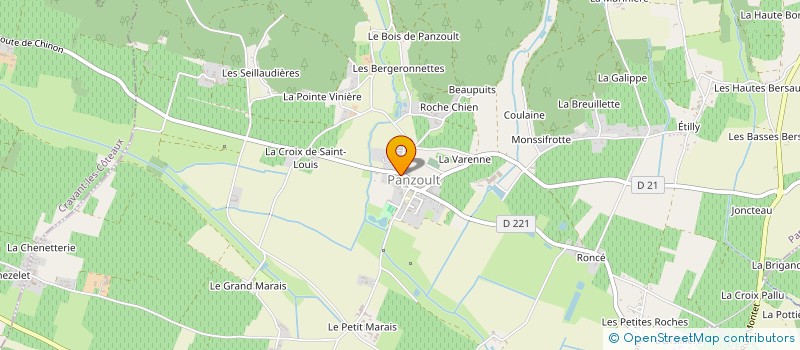 localisation de l'entreprise RENCONTRES CREATIVES THENEUILLAISES  THENEUIL