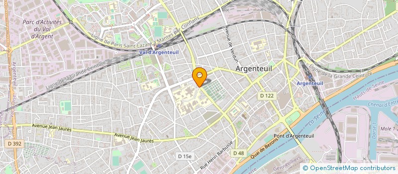 localisation de l'entreprise RENCONTRES CROIX MARINE  ARGENTEUIL