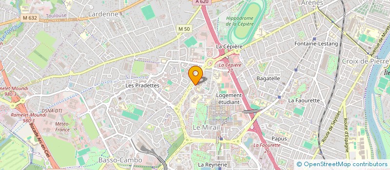 localisation de l'entreprise RENCONTRES CULTURELLES ET SPIRITUELLES TOULOUSAINES  TOULOUSE