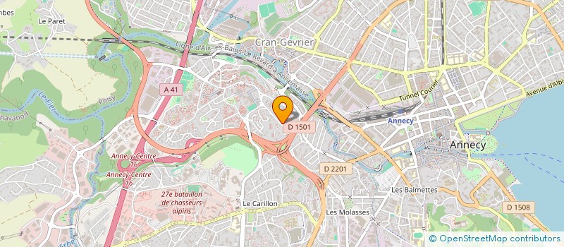 localisation de l'entreprise RENCONTRES DE L' AVENIR PROFESSIONNEL à ANNECY