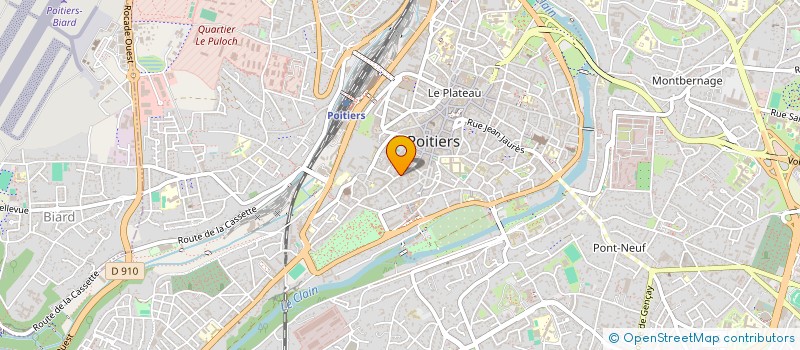 localisation de l'entreprise RENCONTRES DE L ECONOMIE SOCIALE ATLANTIQUE R E S A à POITIERS