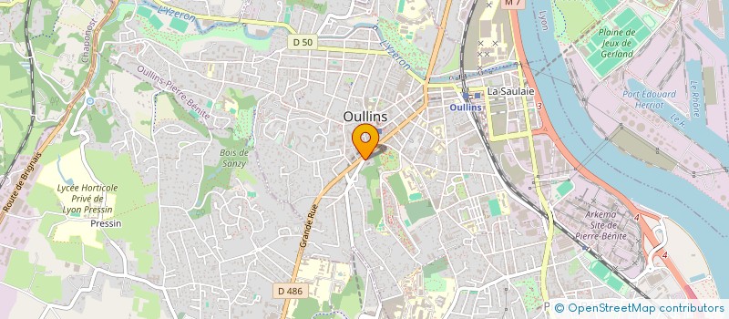 localisation de l'entreprise RENCONTRES DE LA MIRLY à OULLINS-PIERRE-BENITE