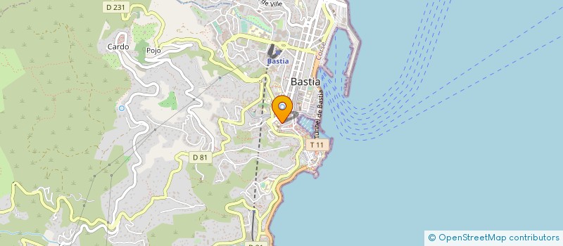 localisation de l'entreprise RENCONTRES DU CINEMA ITALIEN à BASTIA
