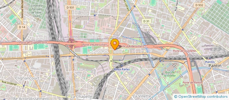 localisation de l'entreprise RENCONTRES ECHANGES ET PARTAGES  PARIS