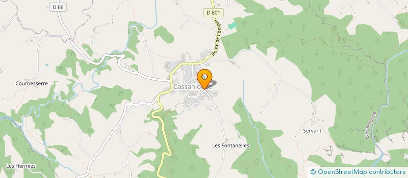 localisation de l'entreprise RENCONTRES EN ATELIERS à CASSANIOUZE