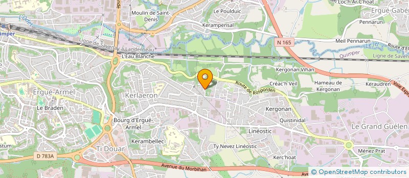 localisation de l'entreprise RENCONTRES EN TERRES SACREES à QUIMPER