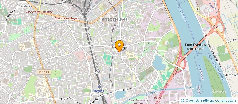 localisation de l'entreprise RENCONTRES ET AMITIE à BEGLES
