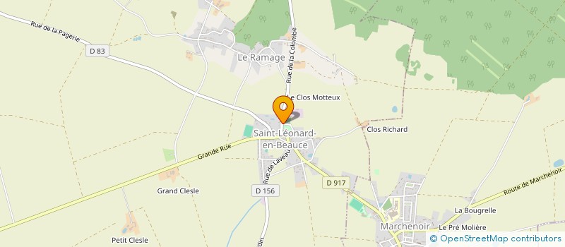 localisation de l'entreprise RENCONTRES ET AMITIE SAINT LEONARD EN BEAUCE à SAINT-LEONARD-EN-BEAUCE