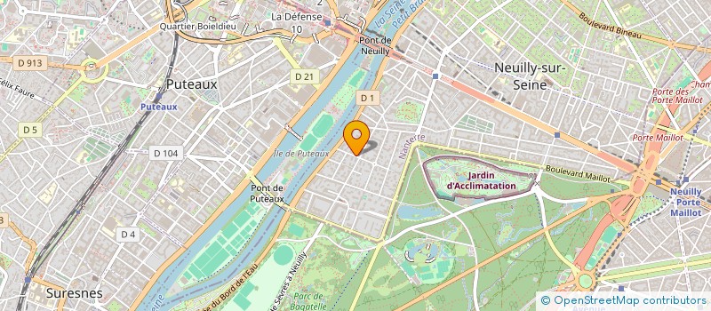 localisation de l'entreprise RENCONTRES ET DEBATS à NEUILLY-SUR-SEINE