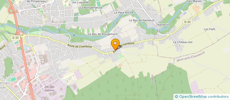 localisation de l'entreprise RENCONTRES ET EXPRESSIONS VILLEBARONNAISES à VINEUIL