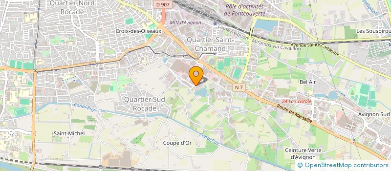 localisation de l'entreprise RENCONTRES ET LOISIRS  AVIGNON