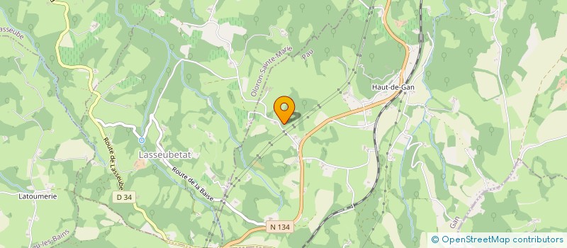 localisation de l'entreprise RENCONTRES ET LOISIRS  GAN