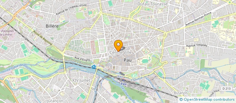 localisation de l'entreprise RENCONTRES EUROPEENNES COUR D'APPEL PAU à PAU