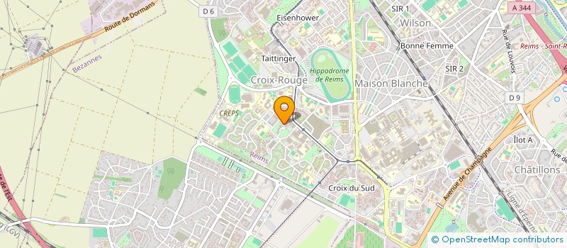 localisation de l'entreprise RENCONTRES INTERCULTURELLES DE REIMS  REIMS