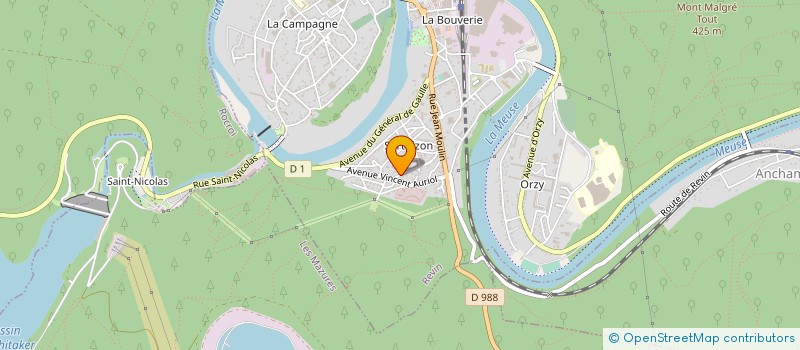 localisation de l'entreprise RENCONTRES INTERNATIONALES DE DANSE  REVIN