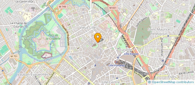 localisation de l'entreprise RENCONTRES MUSICALES à LILLE