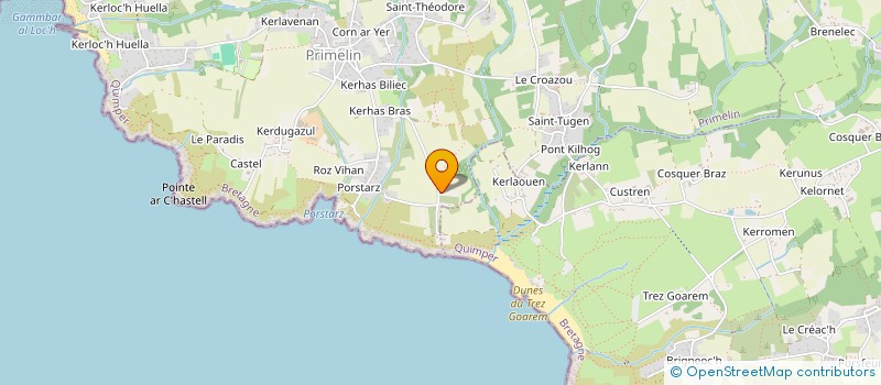 localisation de l'entreprise RENCONTRES MUSICALES DU CAP  PRIMELIN