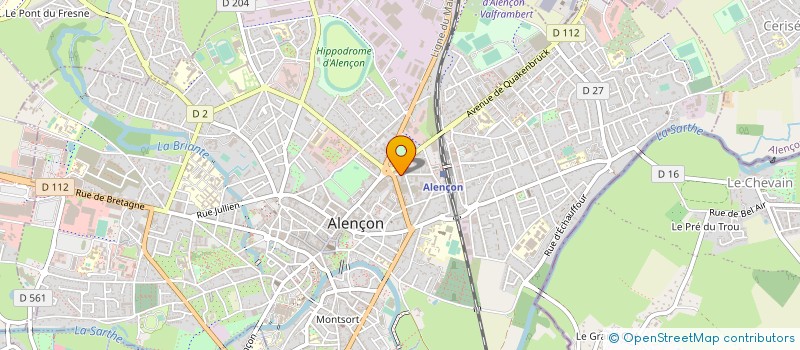 localisation de l'entreprise RENCONTRES ORNAISES DU CINEMA à ALENCON