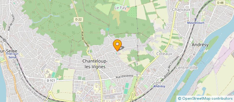 localisation de l'entreprise RENCONTRES POUR L'EGALITE D'ACCES A L'EMPLOI à CHANTELOUP-LES-VIGNES